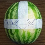 Корзинка из арбуза